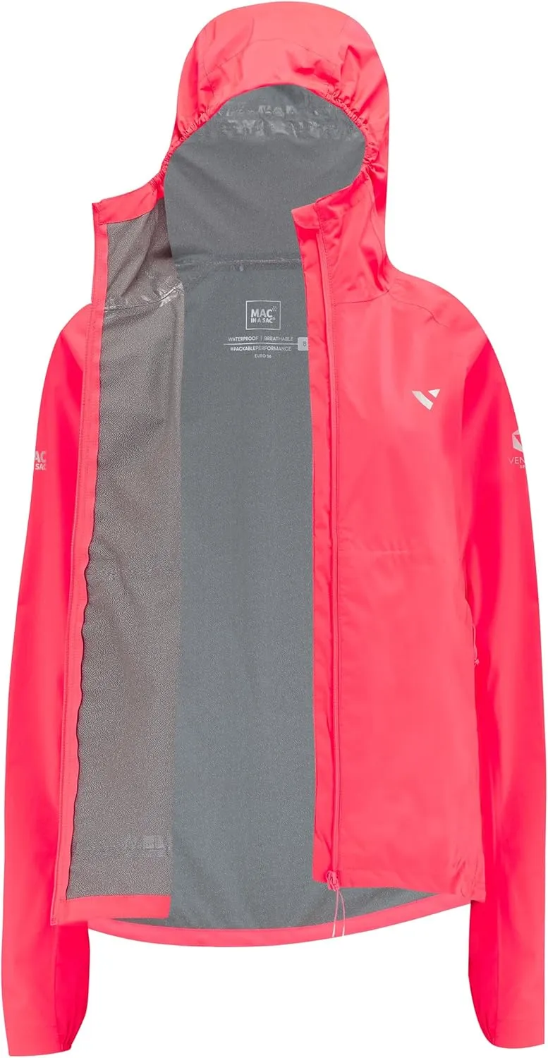 Mac in a Sac Ultralite Women's Running Jacket - Highly Waterproof 8,000mm and Breathable 16,000mm - Lightweight - Windproof
