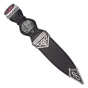 MacLaren Interlace Clan Crest Sgian Dubh