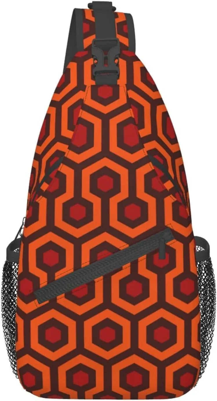 Math Formula Print Crossbody Sling Backpack For Women Men,Sling Bag Travel Hiking Chest Bag Daypack