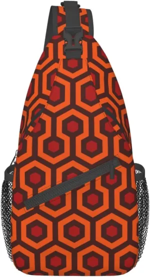 Math Formula Print Crossbody Sling Backpack For Women Men,Sling Bag Travel Hiking Chest Bag Daypack