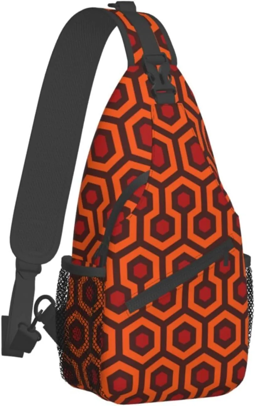 Math Formula Print Crossbody Sling Backpack For Women Men,Sling Bag Travel Hiking Chest Bag Daypack