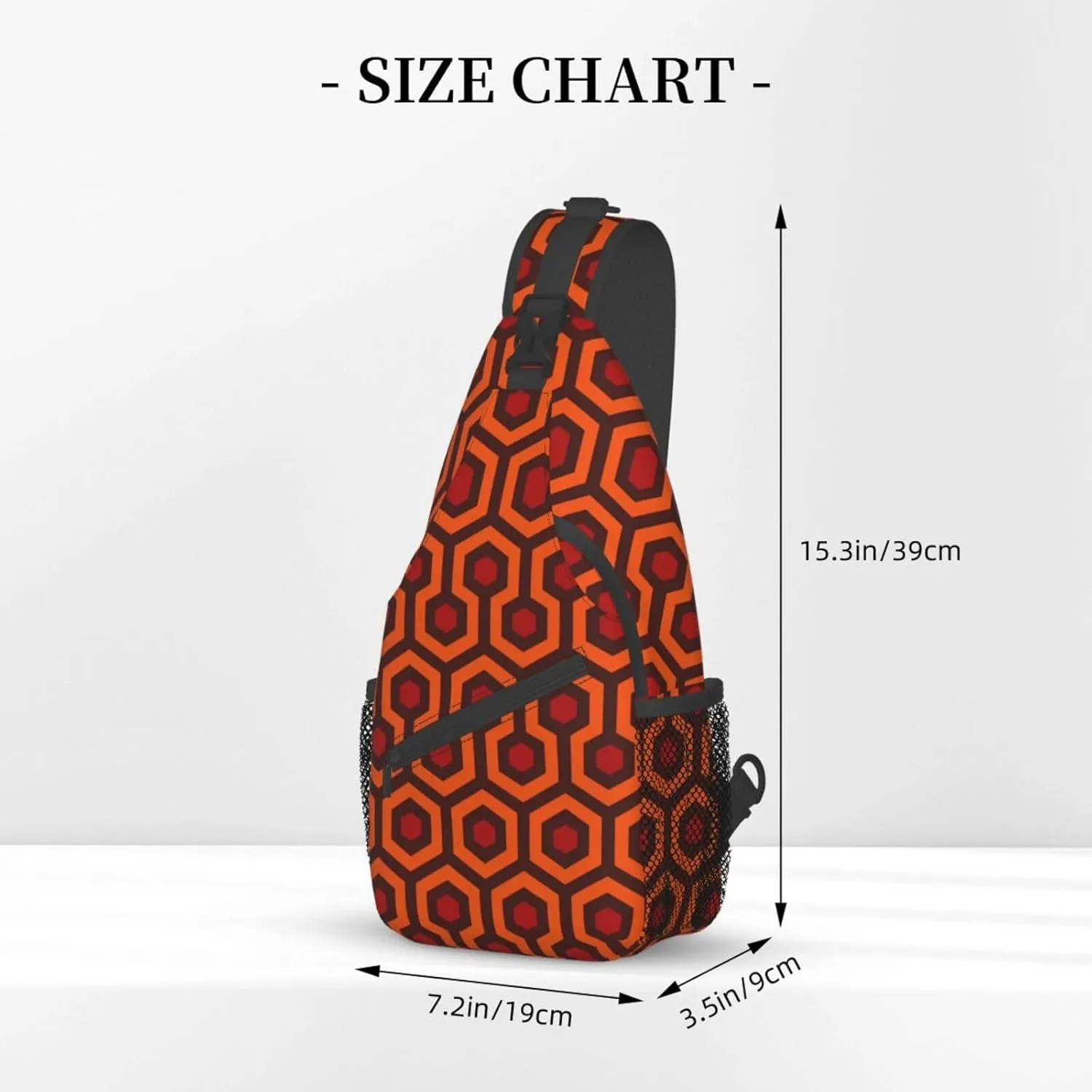 Math Formula Print Crossbody Sling Backpack For Women Men,Sling Bag Travel Hiking Chest Bag Daypack