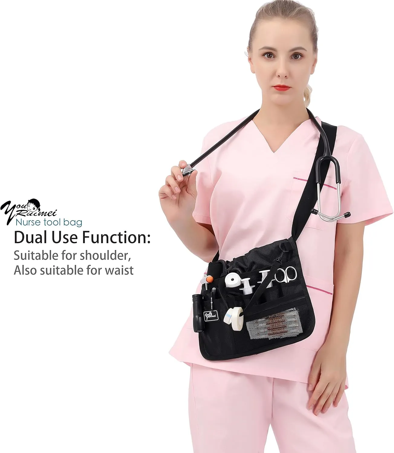 Medical Organizer Belt,Nurse fanny pack, Nurse Fanny Pack for Work ，Kit Practical Waist Bag for Nurses，