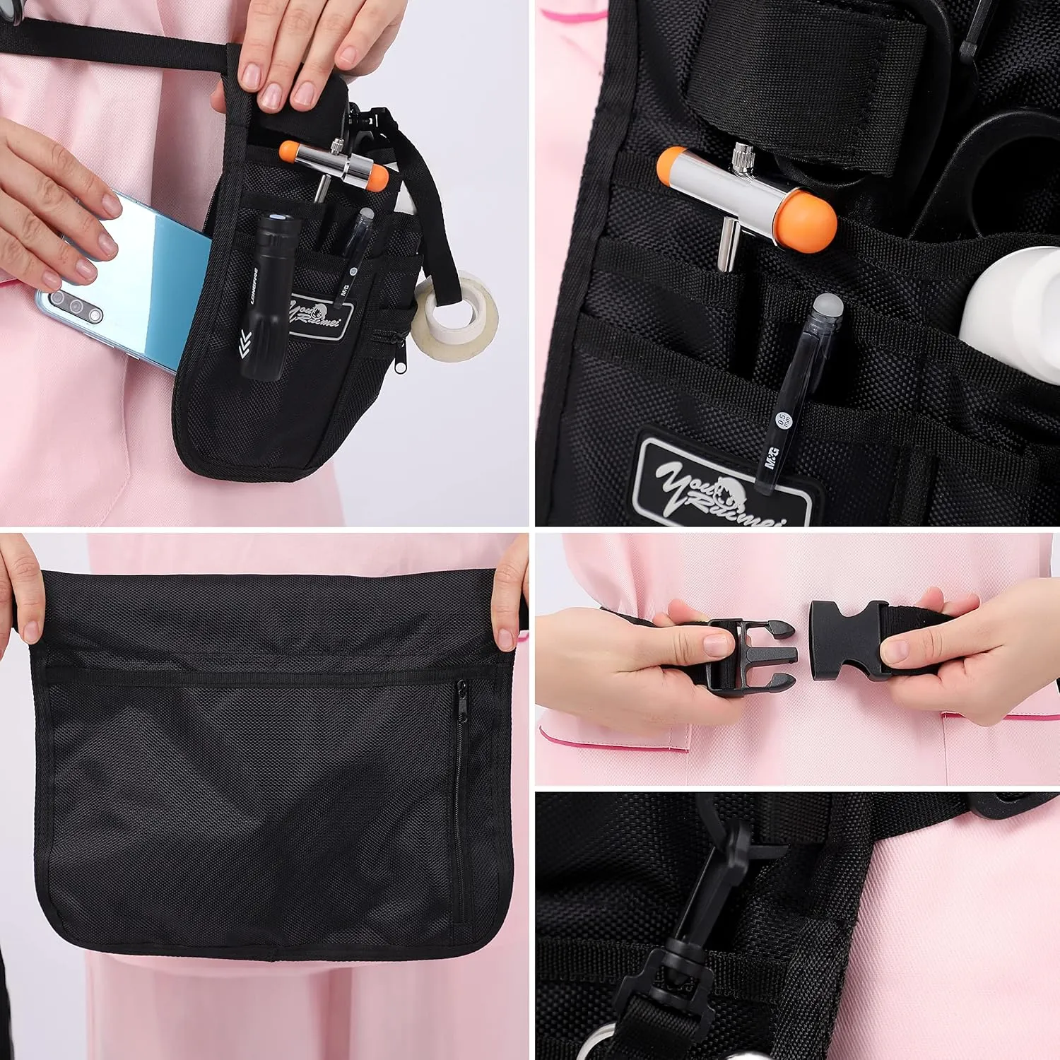 Medical Organizer Belt,Nurse fanny pack, Nurse Fanny Pack for Work ，Kit Practical Waist Bag for Nurses，