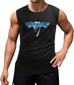 Men's Hard Rock Retro Summer Top Relaxed Fit Sleeveless for Fans