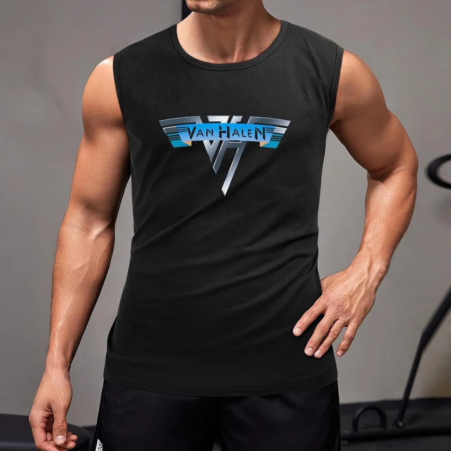 Men's Hard Rock Retro Summer Top Relaxed Fit Sleeveless for Fans