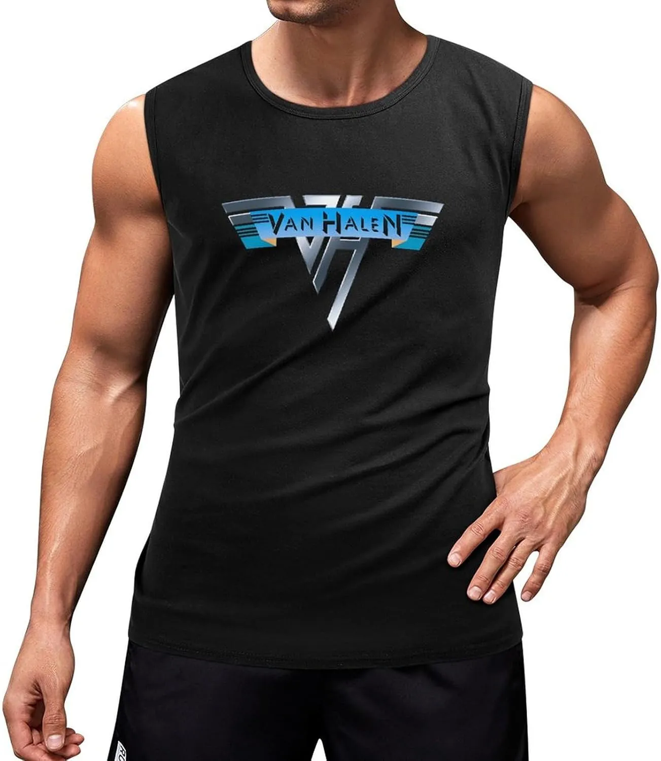 Men's Hard Rock Retro Summer Top Relaxed Fit Sleeveless for Fans