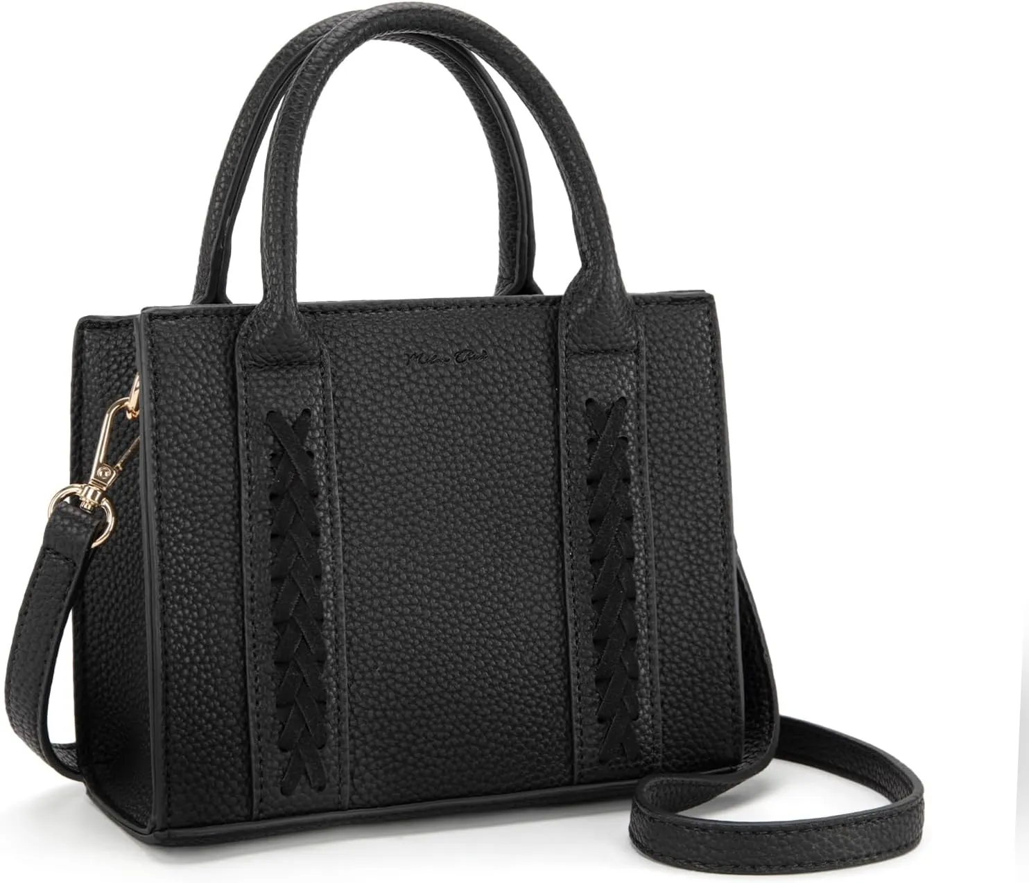 Milan Chiva Mini Satchel Purse for Women Cute Small Handbag Elegant Top Handle Purse with Adjustable Strap