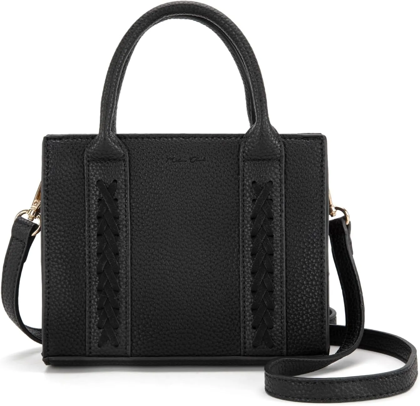 Milan Chiva Mini Satchel Purse for Women Cute Small Handbag Elegant Top Handle Purse with Adjustable Strap