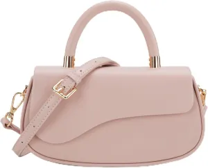 Milan Chiva Small Elegant Top Handle Purses for Women Mini Flap Cute Crossbody Purse