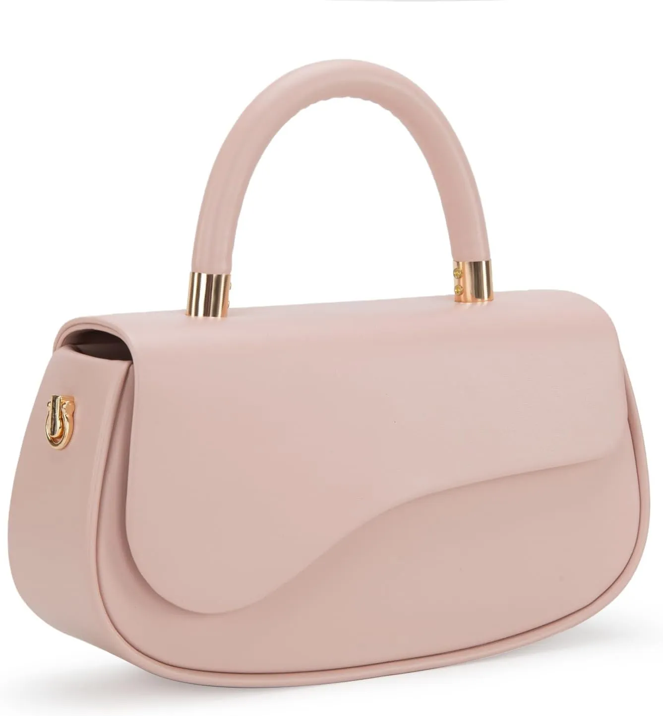 Milan Chiva Small Elegant Top Handle Purses for Women Mini Flap Cute Crossbody Purse