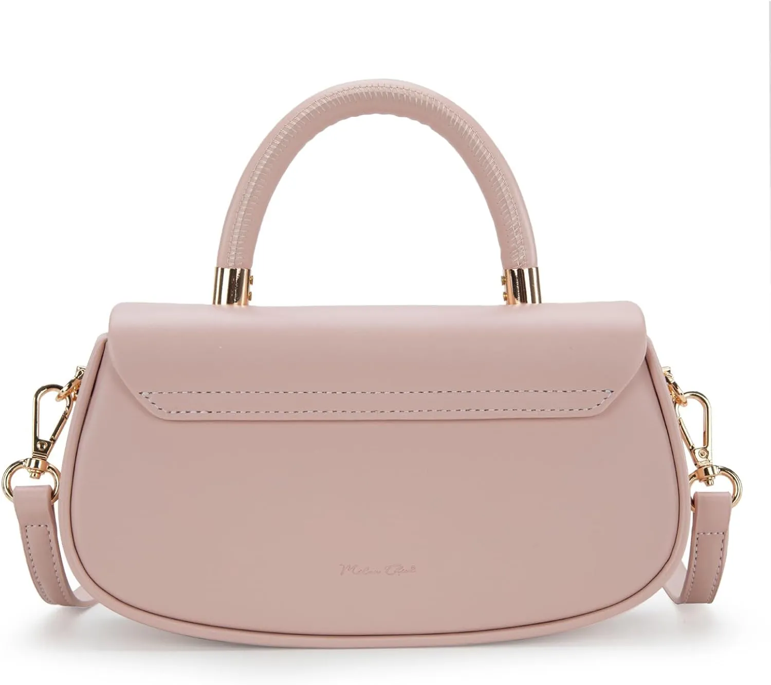 Milan Chiva Small Elegant Top Handle Purses for Women Mini Flap Cute Crossbody Purse