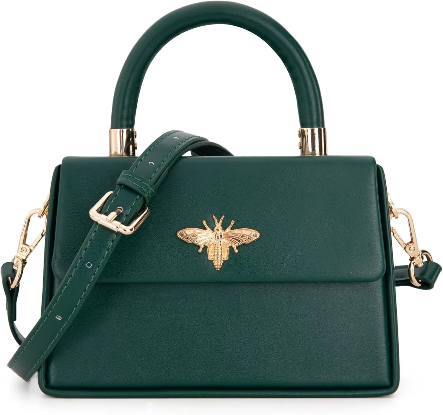 Milan Chiva Small Top Handle Purses for Women Mini Satchel Crossbody Bag Elegant Square Bag
