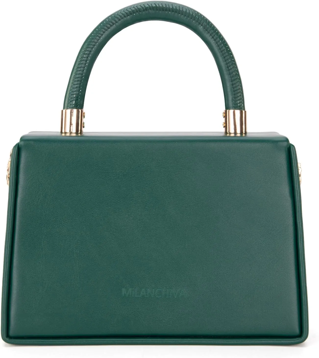 Milan Chiva Small Top Handle Purses for Women Mini Satchel Crossbody Bag Elegant Square Bag