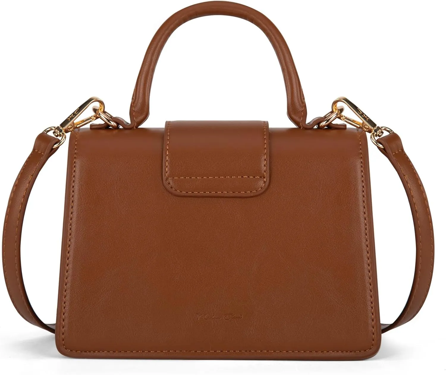 Milan Chiva Small Top Handle Purses for Women Mini Satchel Crossbody Bag Elegant Square Bag