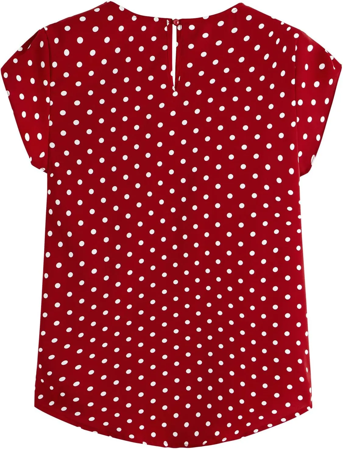 Milumia Women's Elegant Floral Print Petal Cap Sleeve Pleated Vacation Office Work Blouse Top