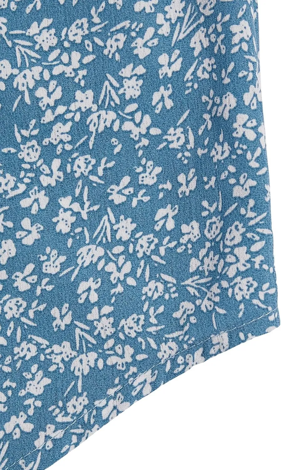 Milumia Women's Elegant Floral Print Petal Cap Sleeve Pleated Vacation Office Work Blouse Top