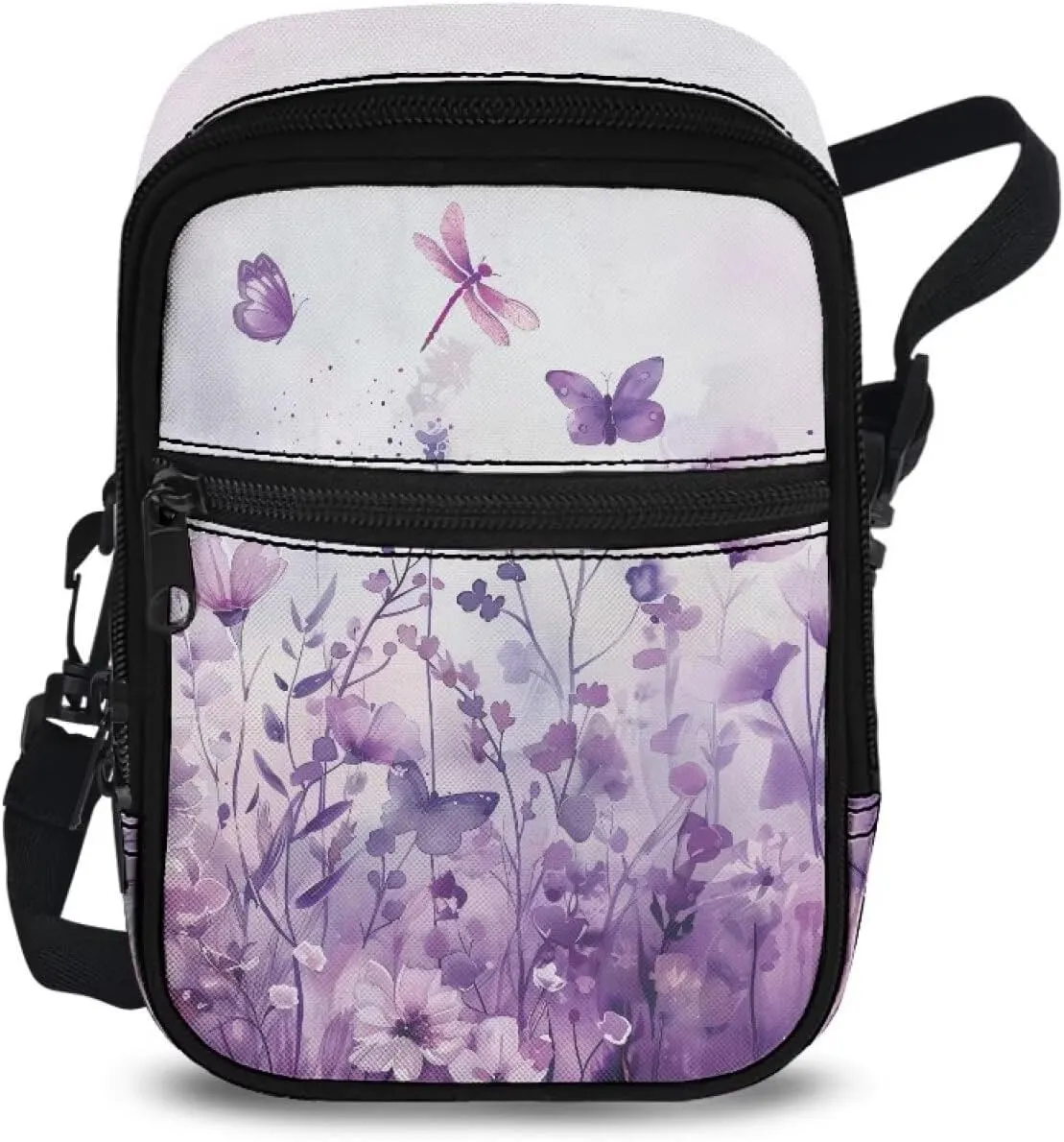Mini Crossbody Shoulder Sling Bag Multi-Function Travel Pouch Bag Lightweight Stylish Cellphone Purse Wallet