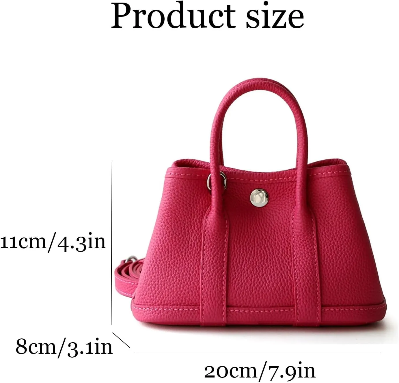 Mini Leather Shoulder Bag for Women, Small Trendy Top Handle Crossbody Bag Purses For Daily Banquet Commuting