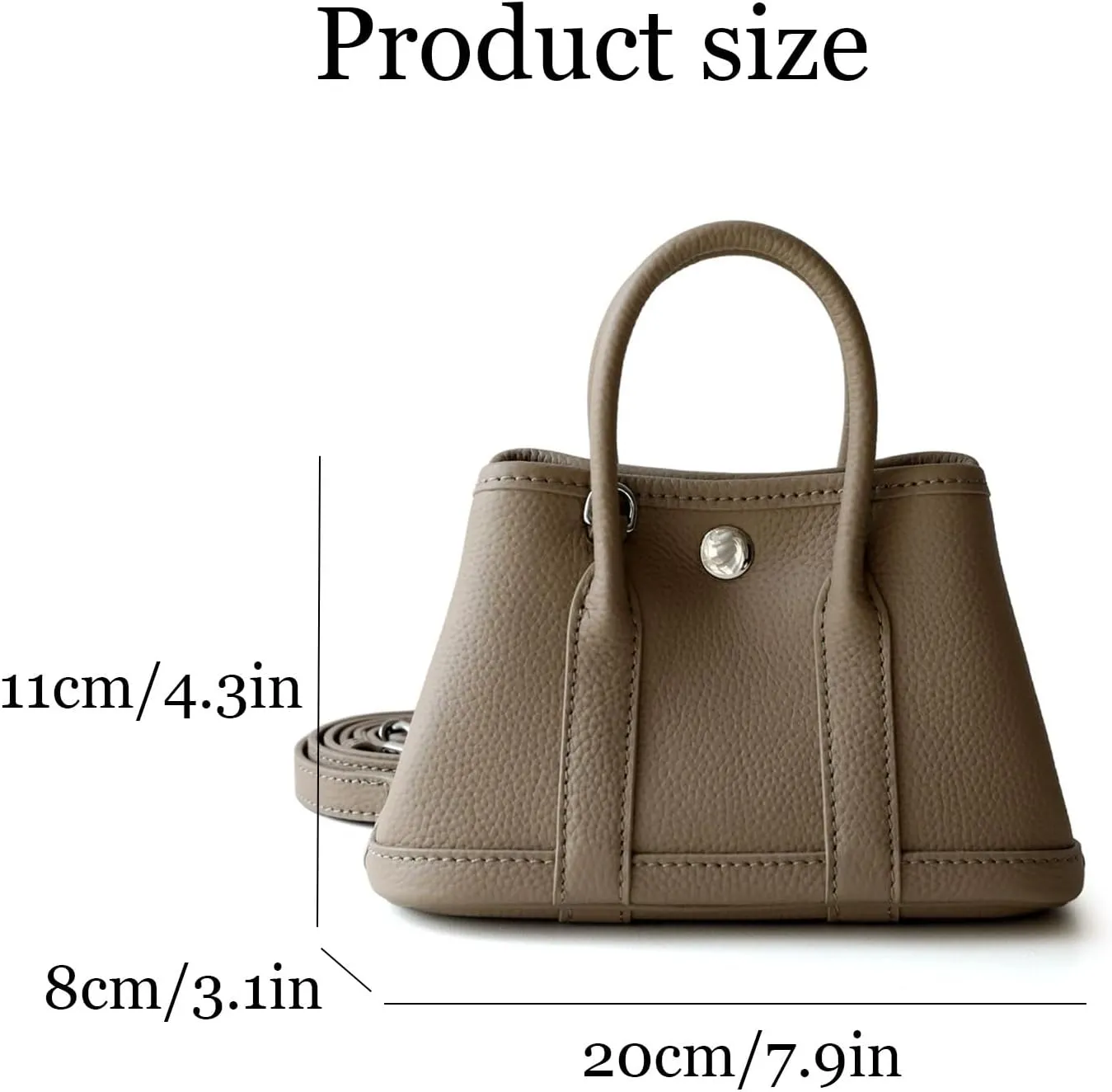 Mini Leather Shoulder Bag for Women, Small Trendy Top Handle Crossbody Bag Purses For Daily Banquet Commuting