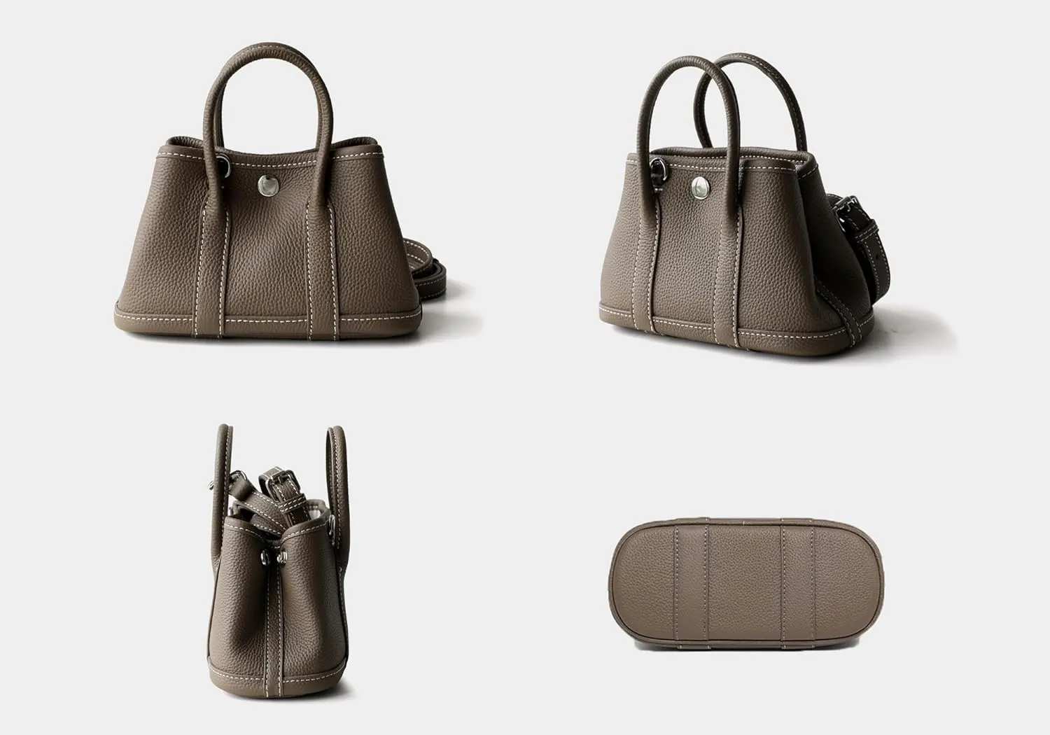 Mini Leather Shoulder Bag for Women, Small Trendy Top Handle Crossbody Bag Purses For Daily Banquet Commuting