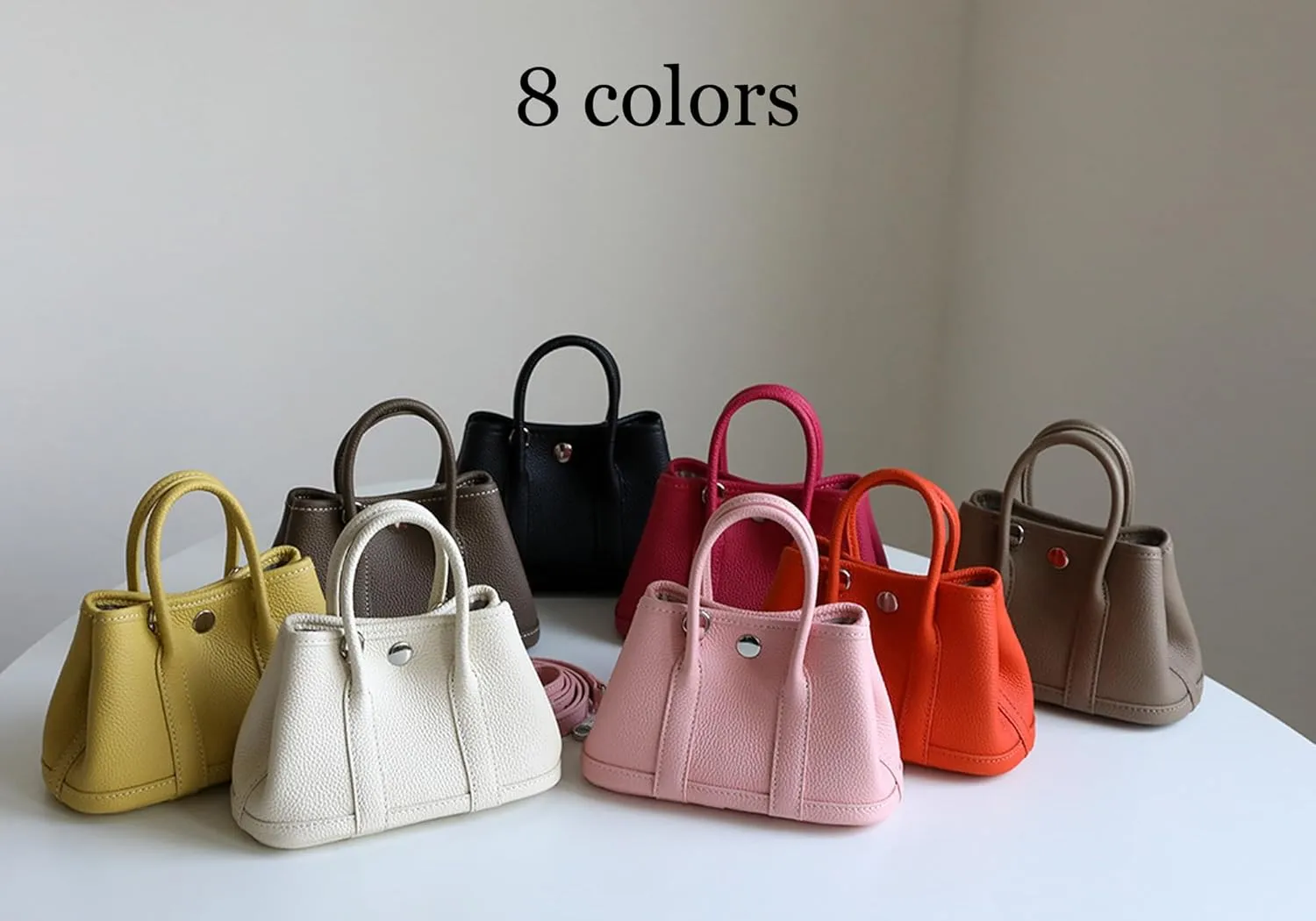 Mini Leather Shoulder Bag for Women, Small Trendy Top Handle Crossbody Bag Purses For Daily Banquet Commuting