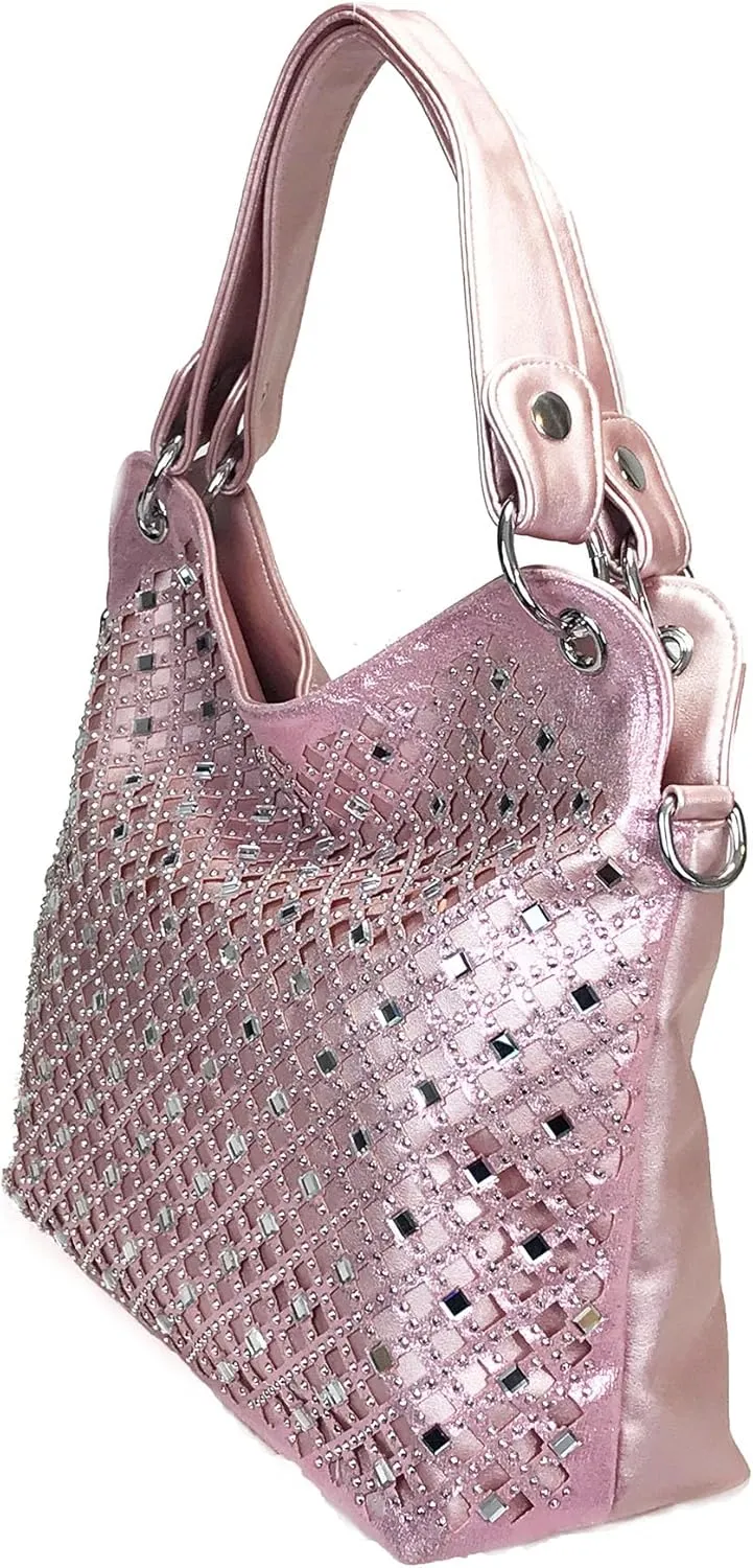 Mirror Rhinestone Bling Purse