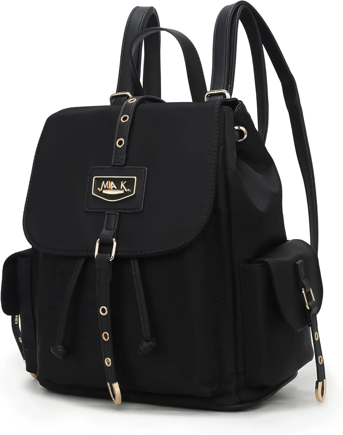 MKF Collection Travel Backpack for Women, Nylon Top Handle Travel bag Roomy Daypack Carry on Backpack by Mia K