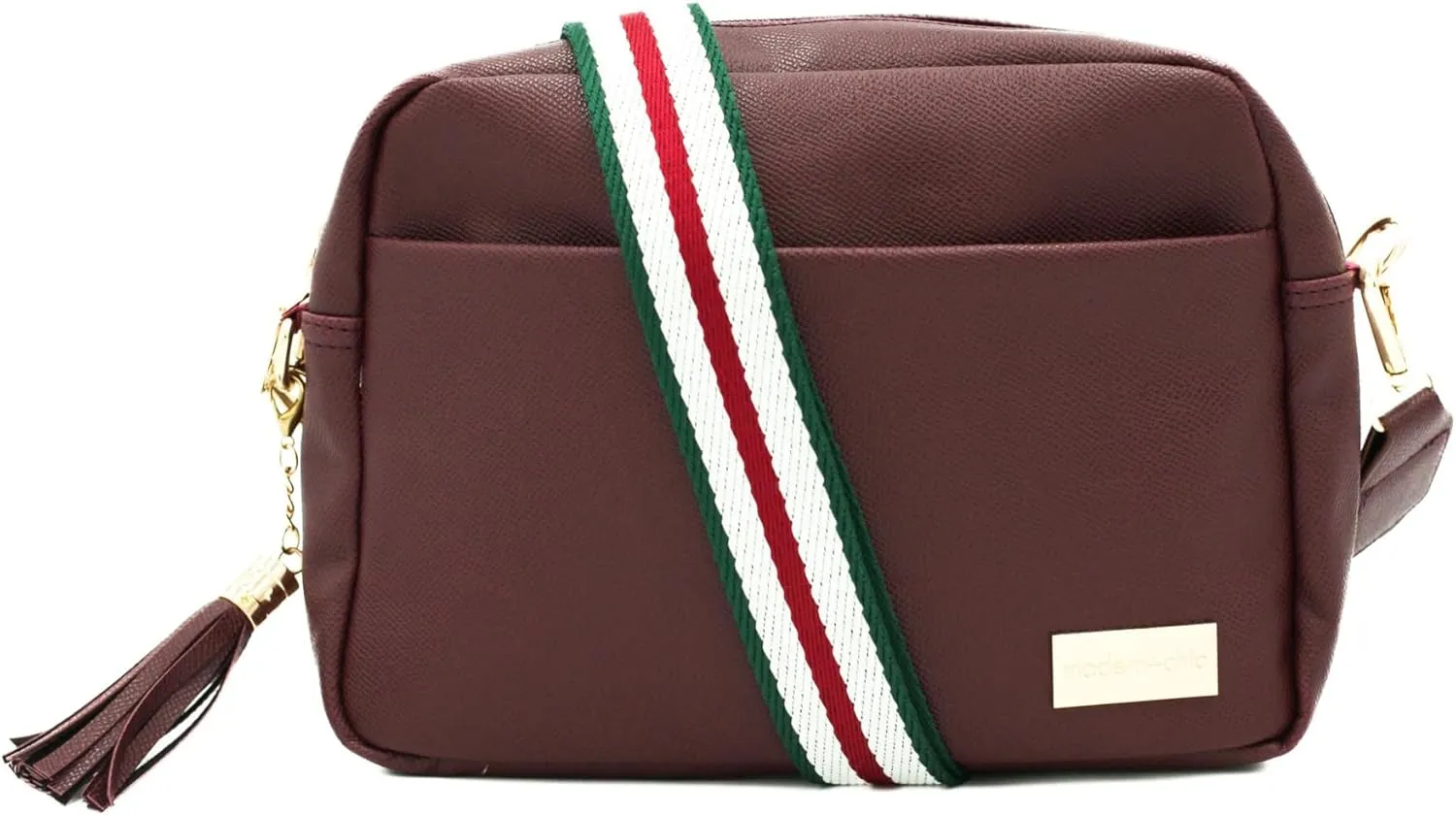 Modern Chic Crossbody Bags for Women - Alice Crossbody Purse, Vegan Leather Sling Bag with Ultra Roomy Interior and Pockets