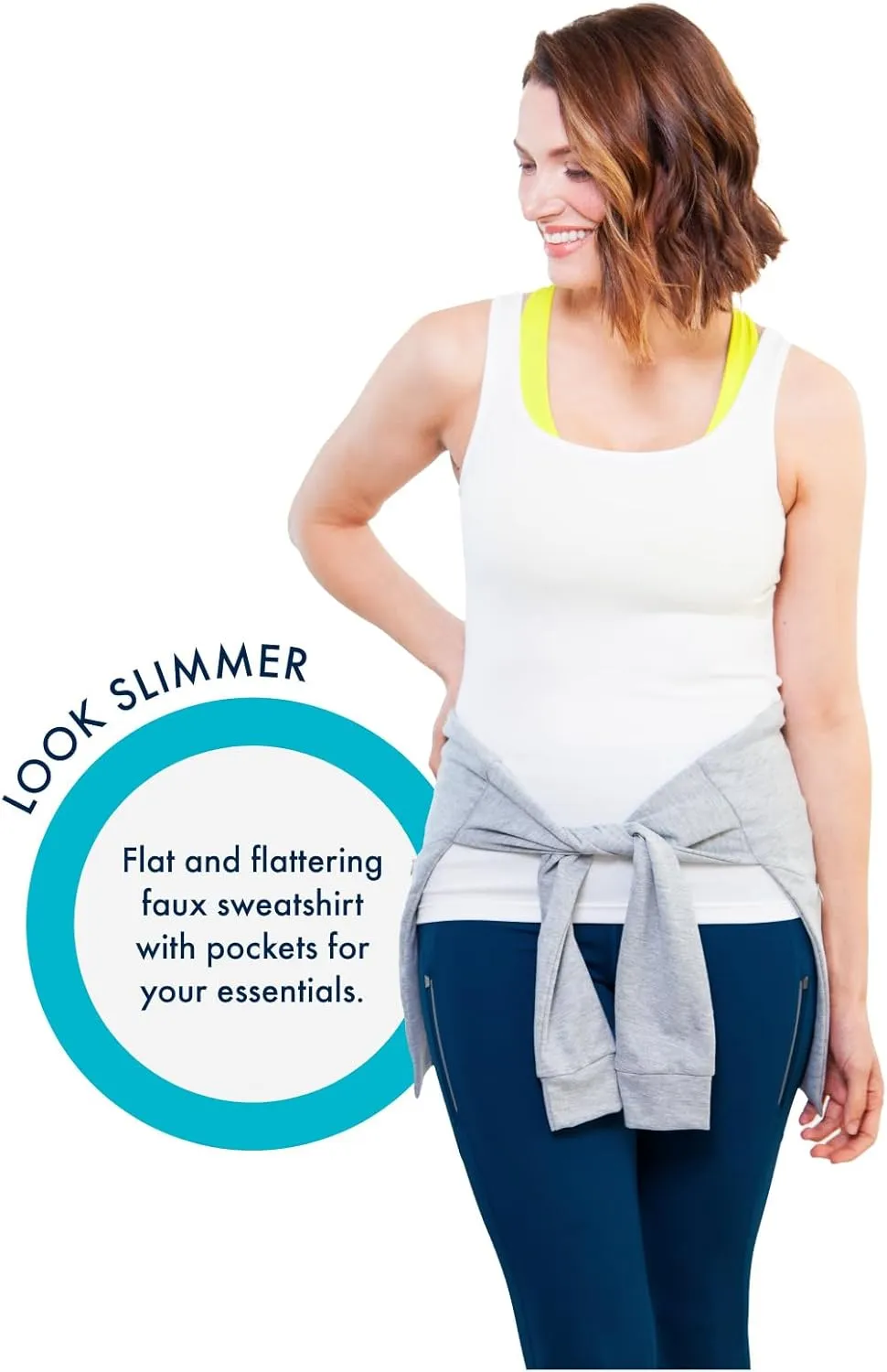 Modern Fanny Pack by Invisibelt - Slimming Wrap for Women with Zipped Pocket Storage to Carry Outdoor Essentials