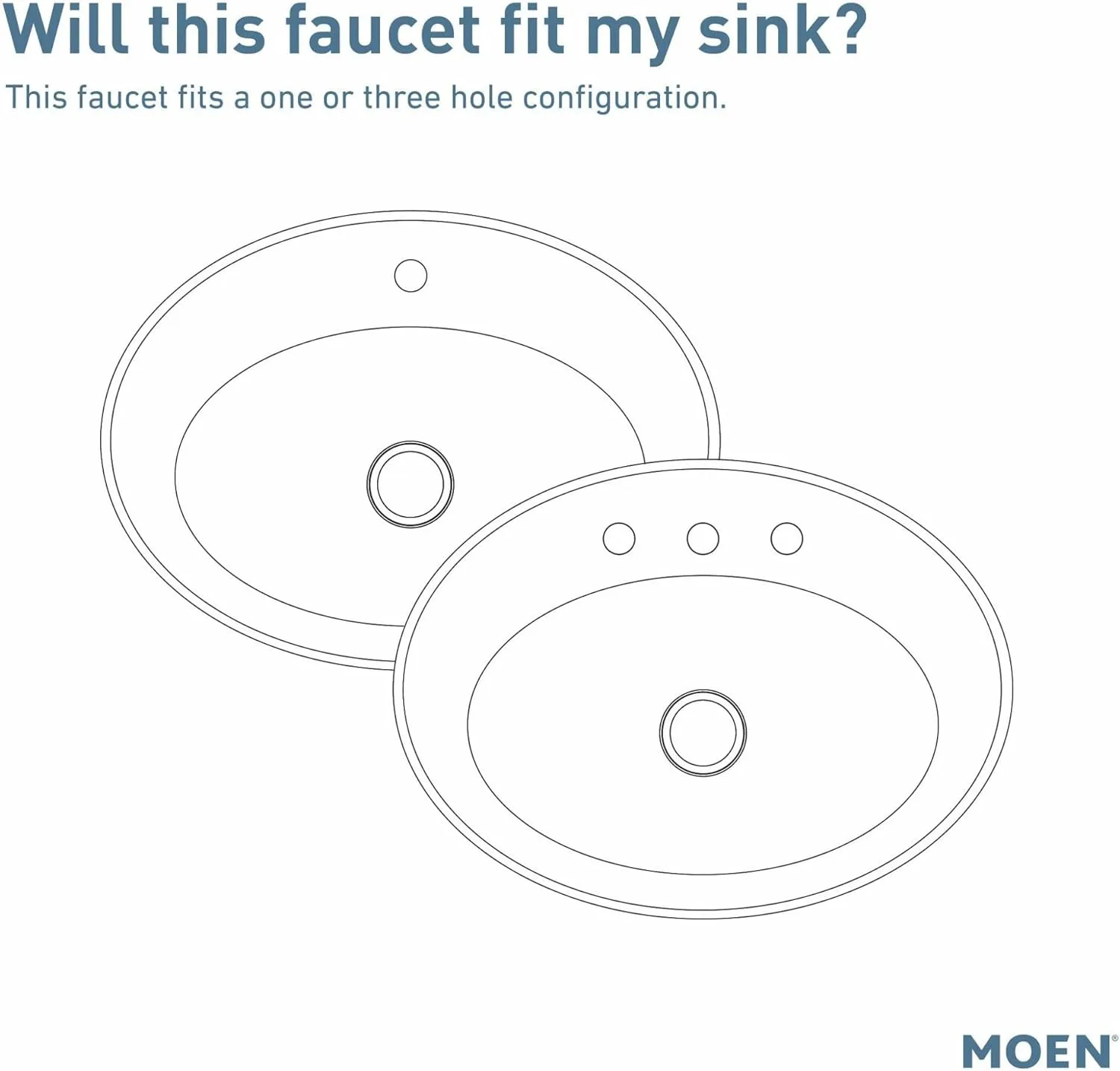 Moen 6903NL Voss One-Handle Single Hole Bathroom Sink Faucet with Optional Deckplate, Polished Nickel