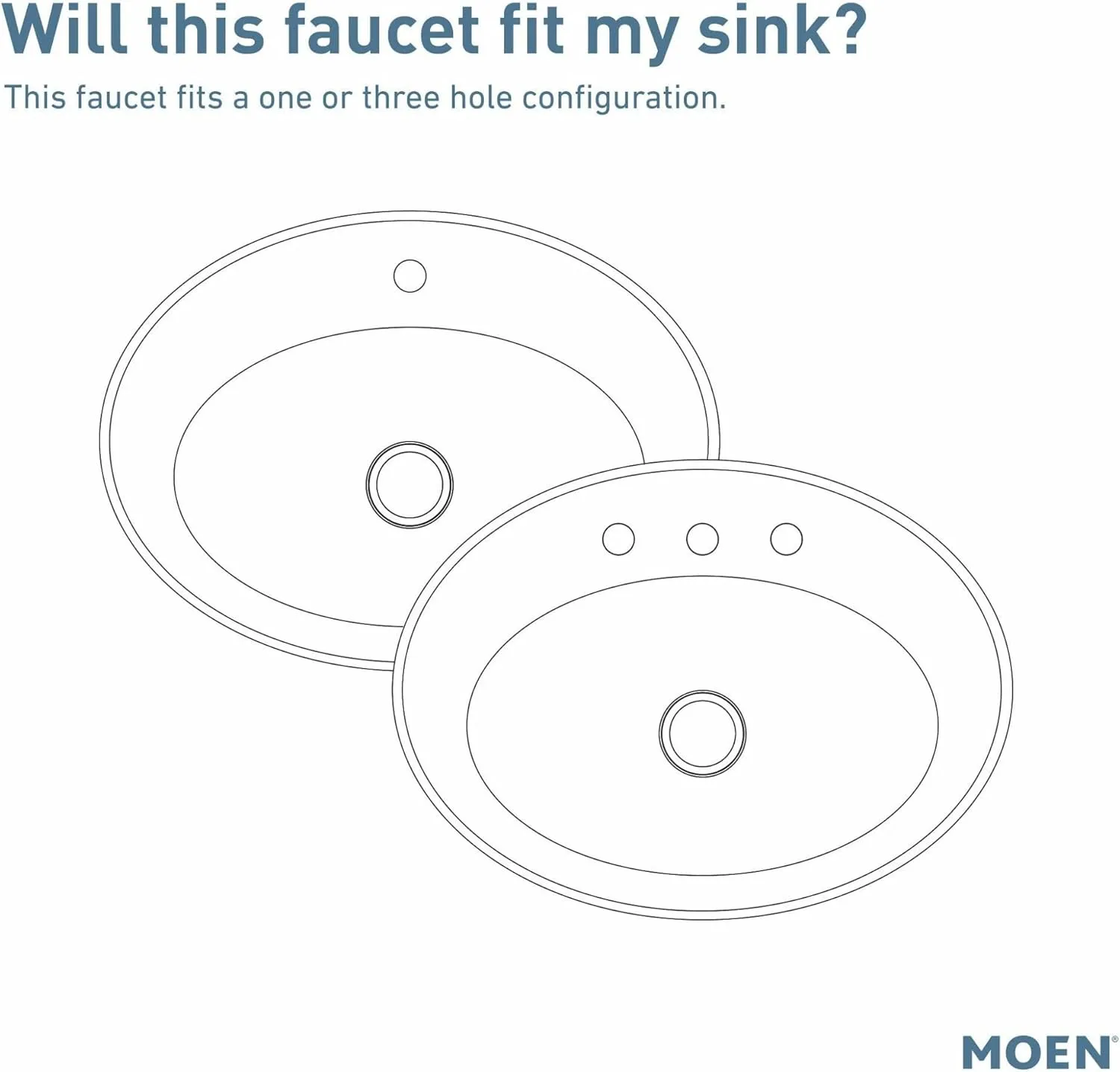 Moen 6903NL Voss One-Handle Single Hole Bathroom Sink Faucet with Optional Deckplate, Polished Nickel