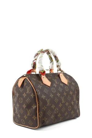 Monogram Speedy 25 with Handle Wrap