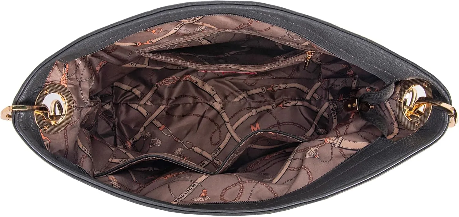 Montana West Medium Hobo Bags for Women Top Handle Satchel Shoulder Purse Bucket Handbag