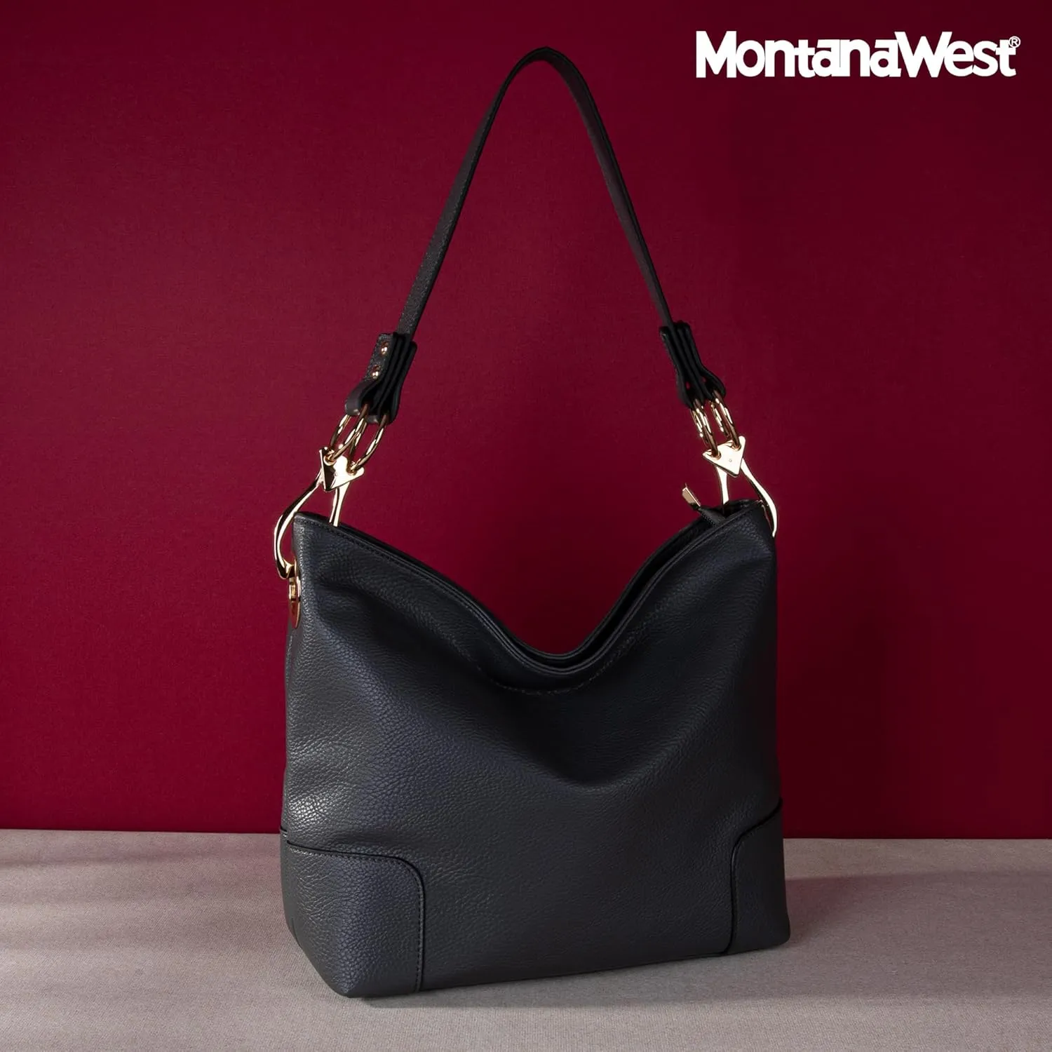 Montana West Medium Hobo Bags for Women Top Handle Satchel Shoulder Purse Bucket Handbag