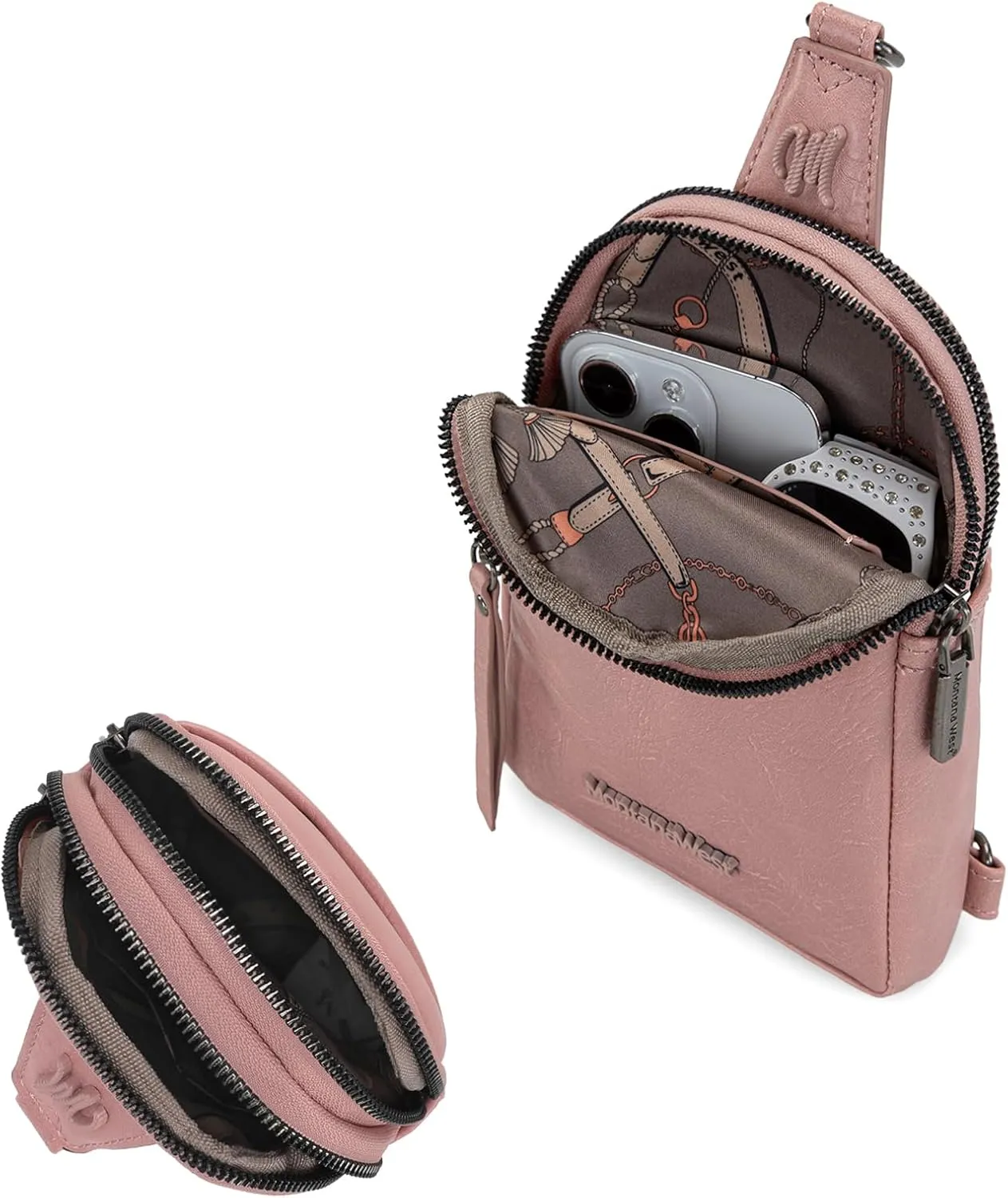 Montana West Small Crossbody Sling Bag for Women Cute Cross Body Fanny Pack Purse
