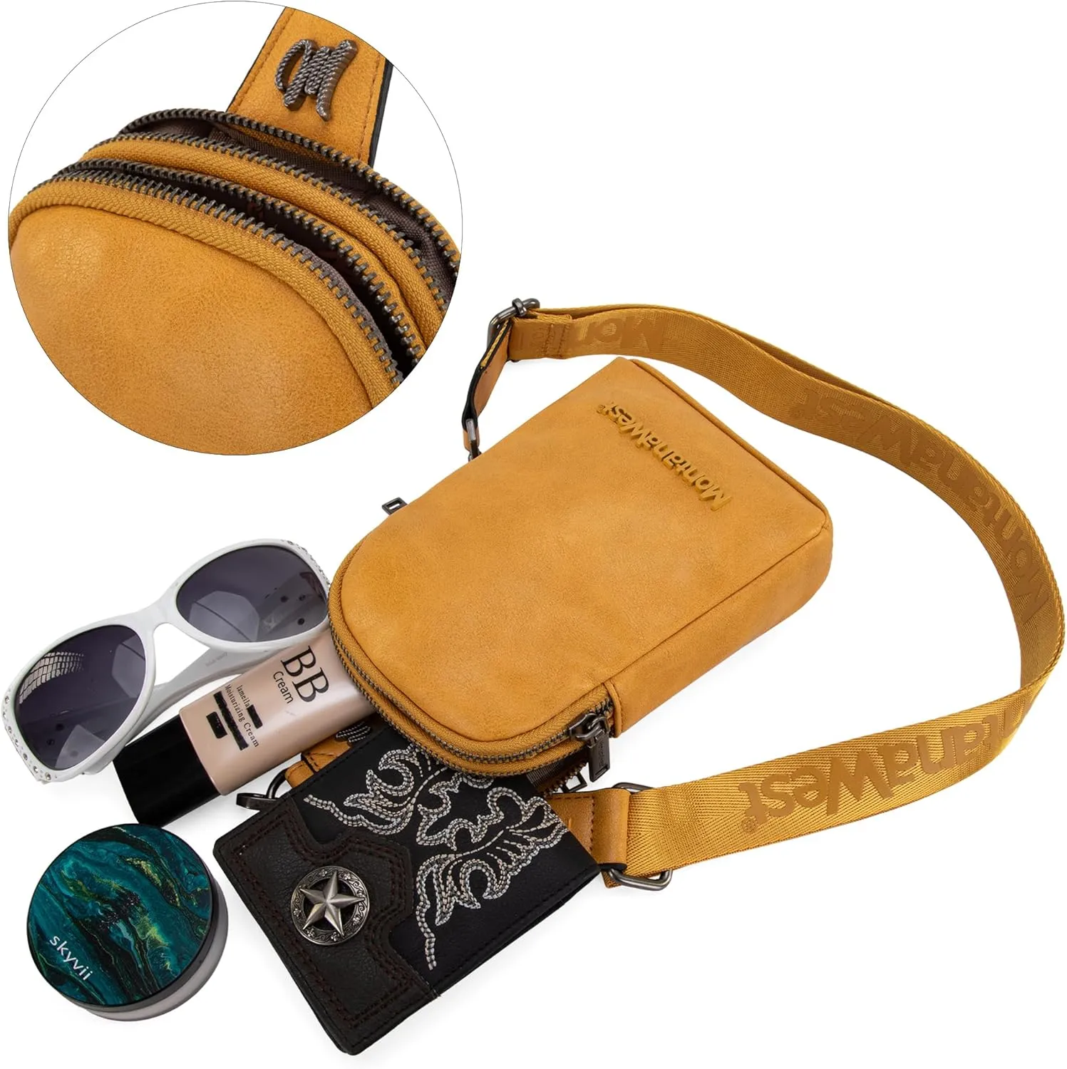 Montana West Small Crossbody Sling Bag for Women Cute Cross Body Fanny Pack Purse