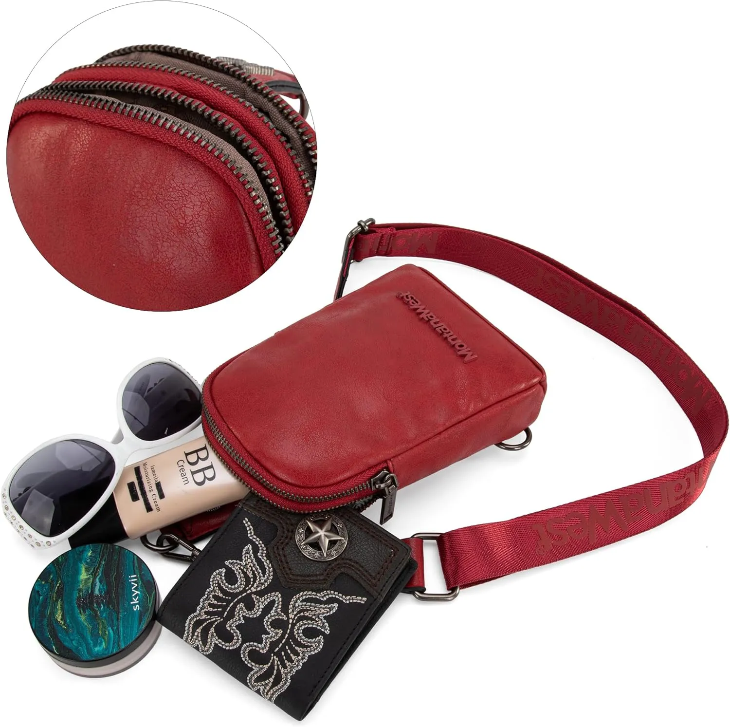 Montana West Small Crossbody Sling Bag for Women Cute Cross Body Fanny Pack Purse