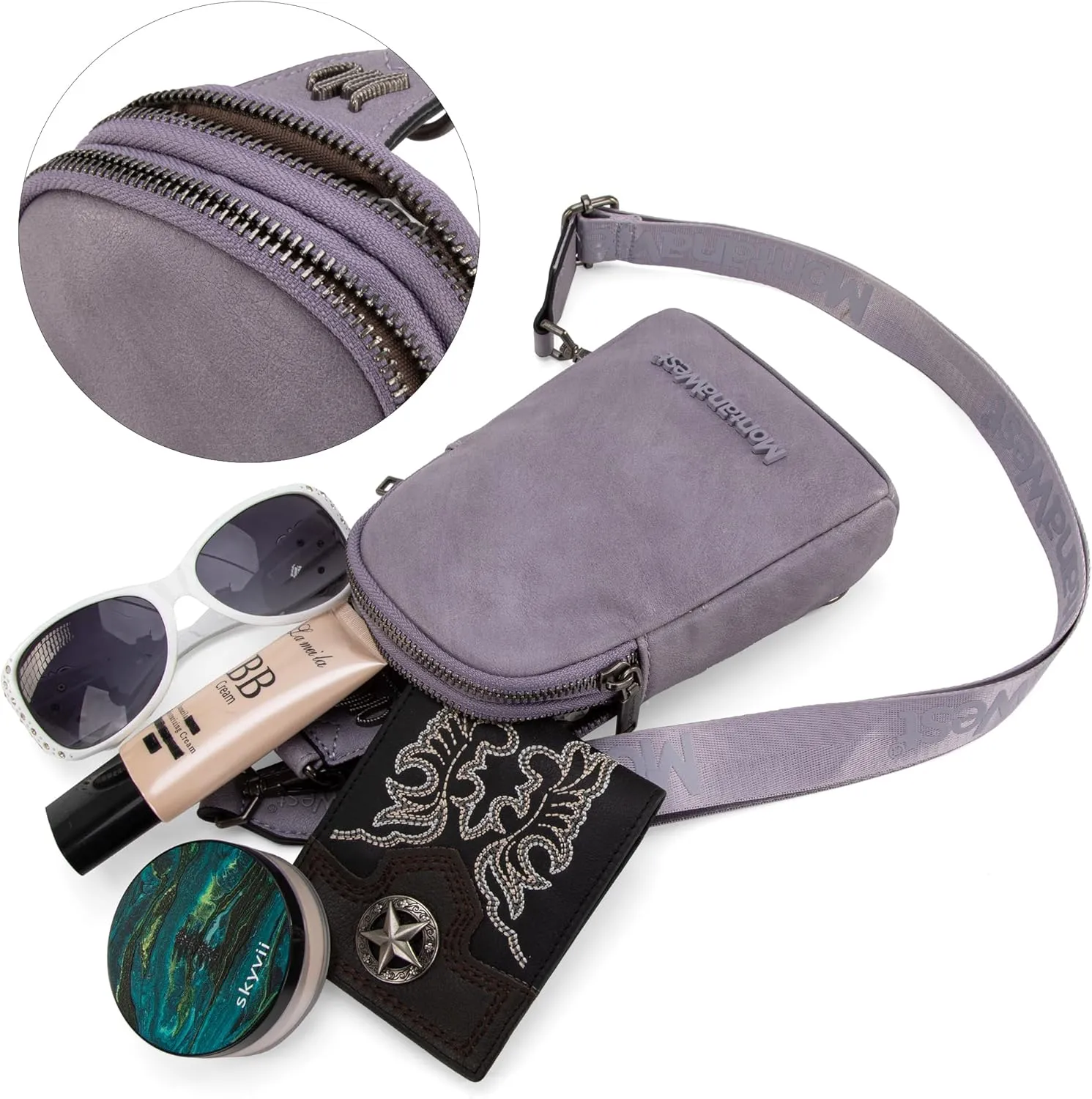 Montana West Small Crossbody Sling Bag for Women Cute Cross Body Fanny Pack Purse