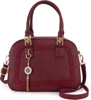 Montana West Small Top Handle Purse for Women Crossbody Satchel Handbag Barrel Bag