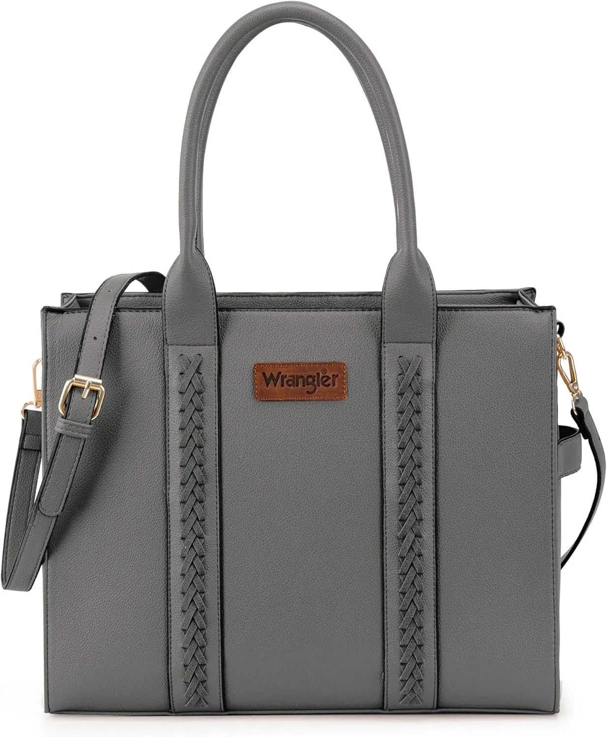 Montana West Wrangler Purse for Women Large Work Tote Bags with Strap Vintage Top-Handle Handbags