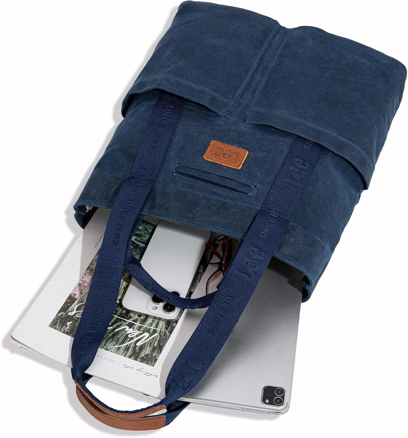 Montana West x Lee Canvas Tote Bag for Women with 2 Front Pockets Top-Handle Handbag & Shoulder Bag