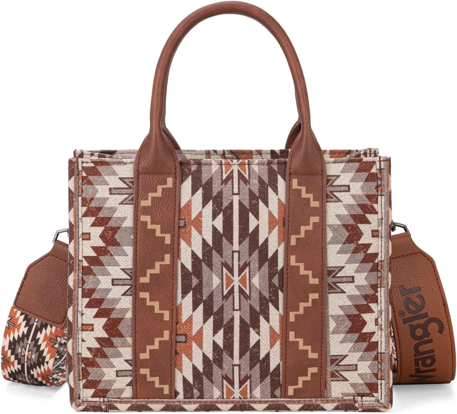 Montana West X Wrangler Tote Bag for Women Boho Aztec Shoulder Purse Top Handle Satchel Handbag