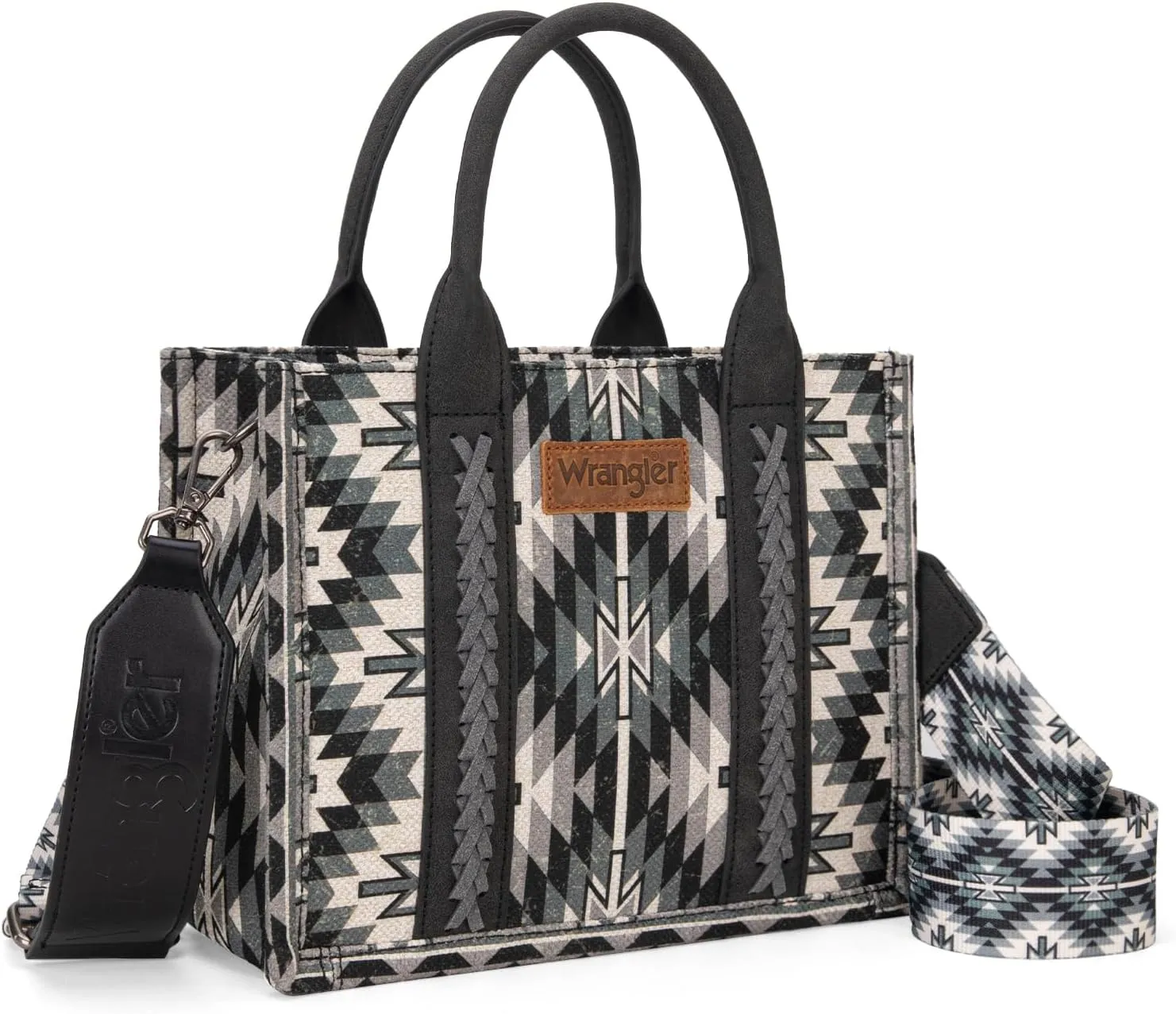 Montana West X Wrangler Tote Bag for Women Boho Aztec Shoulder Purse Top Handle Satchel Handbag