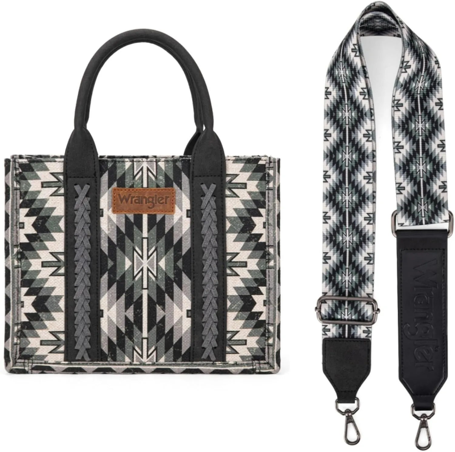 Montana West X Wrangler Tote Bag for Women Boho Aztec Shoulder Purse Top Handle Satchel Handbag