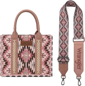 Montana West X Wrangler Tote Bag for Women Boho Aztec Shoulder Purse Top Handle Satchel Handbag