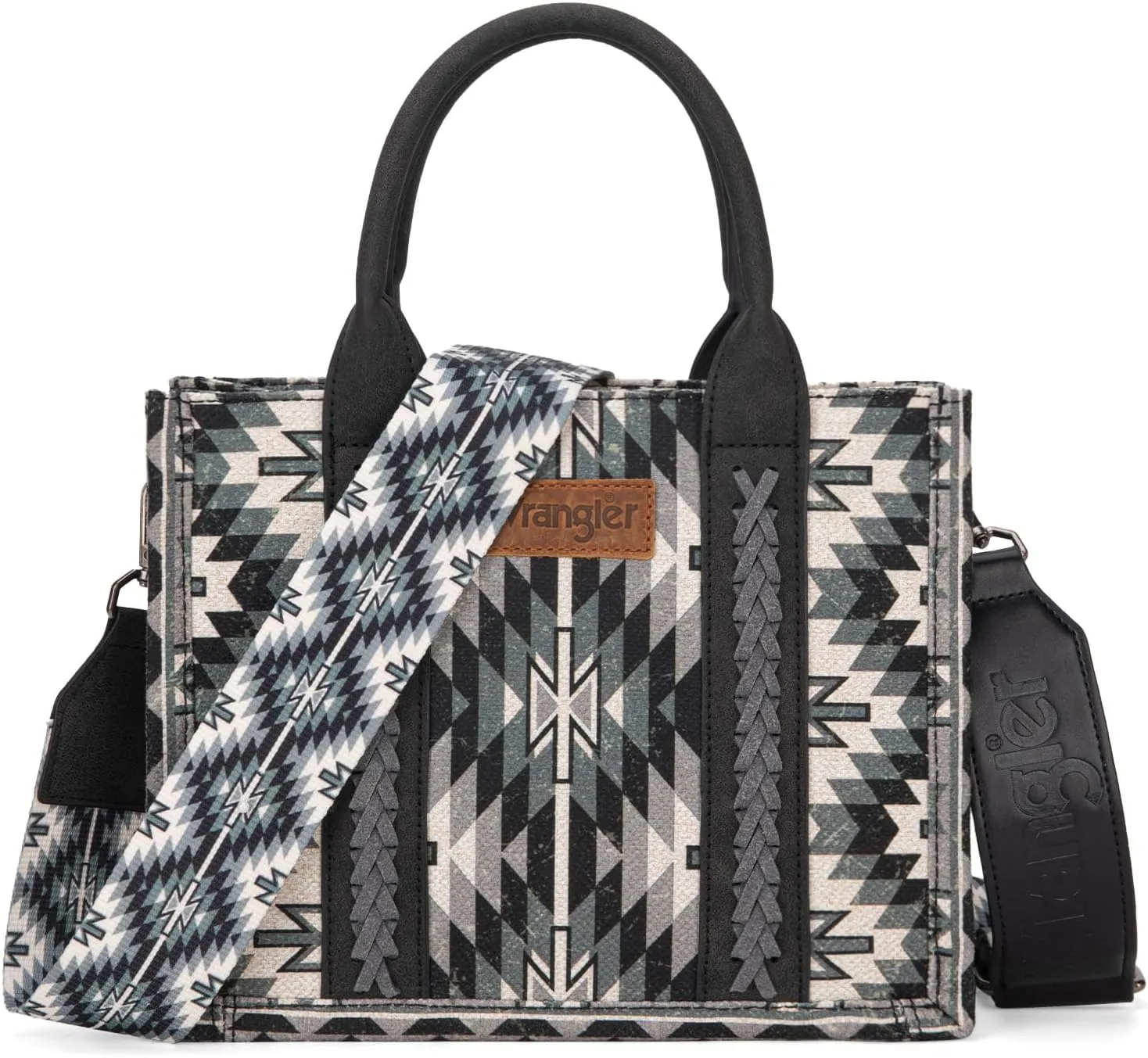Montana West X Wrangler Tote Bag for Women Boho Aztec Shoulder Purse Top Handle Satchel Handbag
