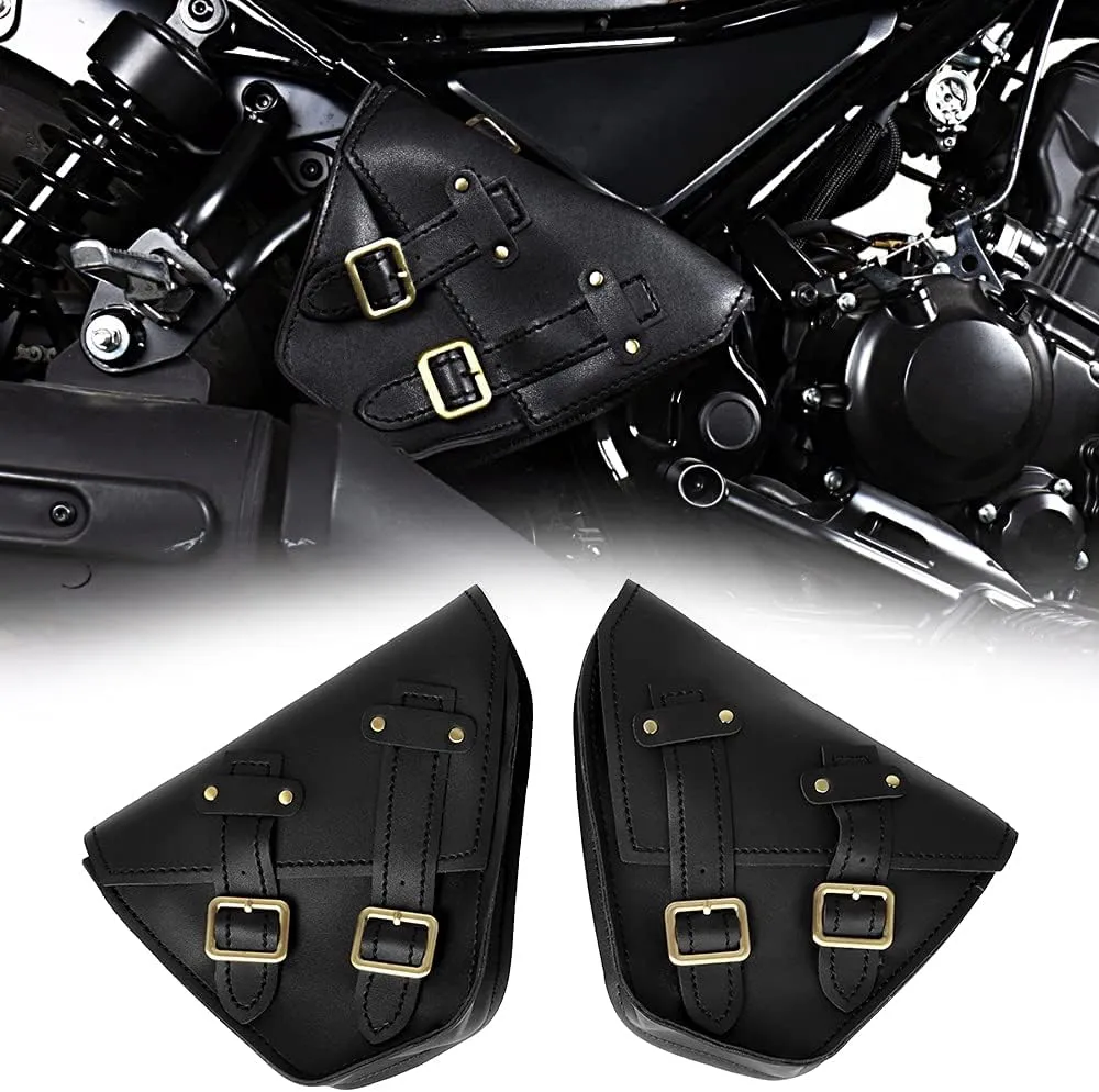 Motorcycle Saddle Bags Left&Right Fairing Cover Saddlebags Fit For Honda 2017-2022 Rebel CMX 300 500&ABS Models, Black