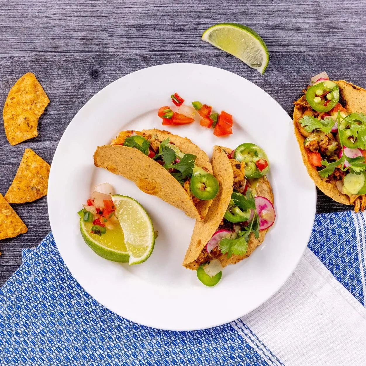 Mr. Tortilla Low Carb Keto Soft Taco Shells, Vegan, Quesadillas, Burritos, Heathy Bread Alternative, 2 Net Carbs, Delicious Small Batch Kosher Wraps - (Multigrain, 48 Count)