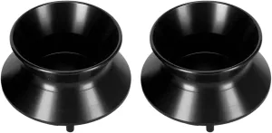 NAB Reel Hub Adaptors, 1 Pair Nab Hub Adapters, Universal Loading Device for 10 Inch Reel to Reel Tape Recorders Opener Aluminum, for Studer for ReVox for Akai for Teac (Black)